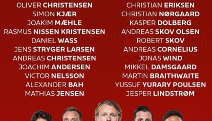 百家乐-丹麦世界杯26人大名单：爱神&amp;凯尔领衔，滕森在列